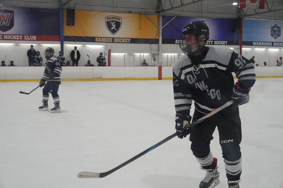 Dean Matson on the ice